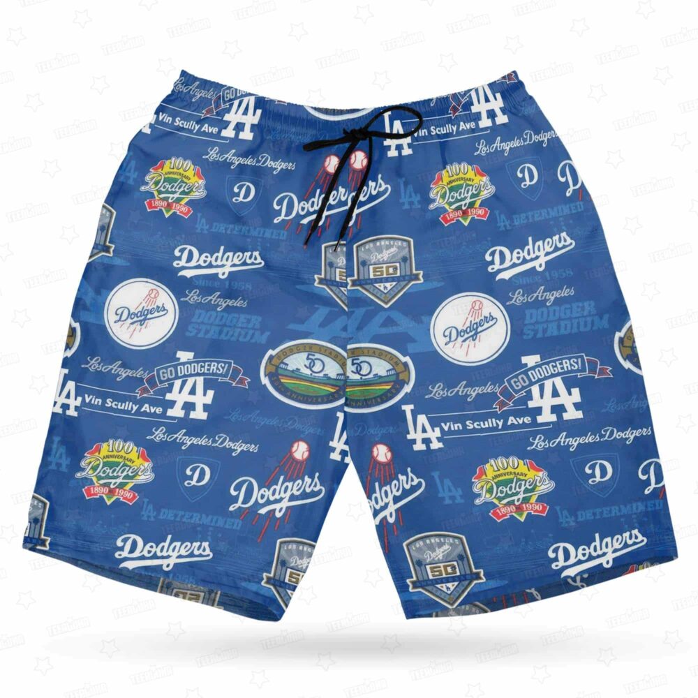 Los Angeles Dodgers Championship Dynasty Hawaiian Shirt MLB Aloha Shirt Gift For Fans 4