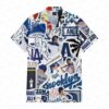 Los Angeles Dodgers Dynamic Emblem Hawaiian Shirt MLB Aloha Shirt Gift For Fans 1