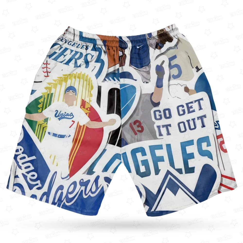 Los Angeles Dodgers Dynamic Emblem Hawaiian Shirt MLB Aloha Shirt Gift For Fans 5