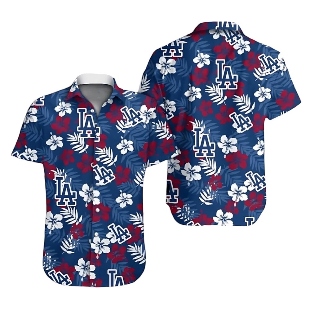 Los Angeles Dodgers Hibiscus Paradise Hawaiian Shirt MLB Aloha Shirt Gift For Fans 1