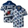 Los Angeles Dodgers Major League Baseball Palms Hawaiian Shirt MLB Aloha Shirt Gift For Fans 1