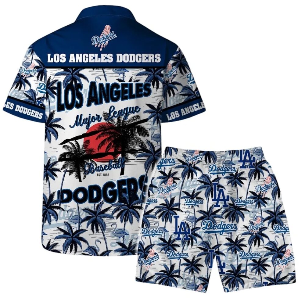 Los Angeles Dodgers Major League Baseball Palms Hawaiian Shirt MLB Aloha Shirt Gift For Fans 2