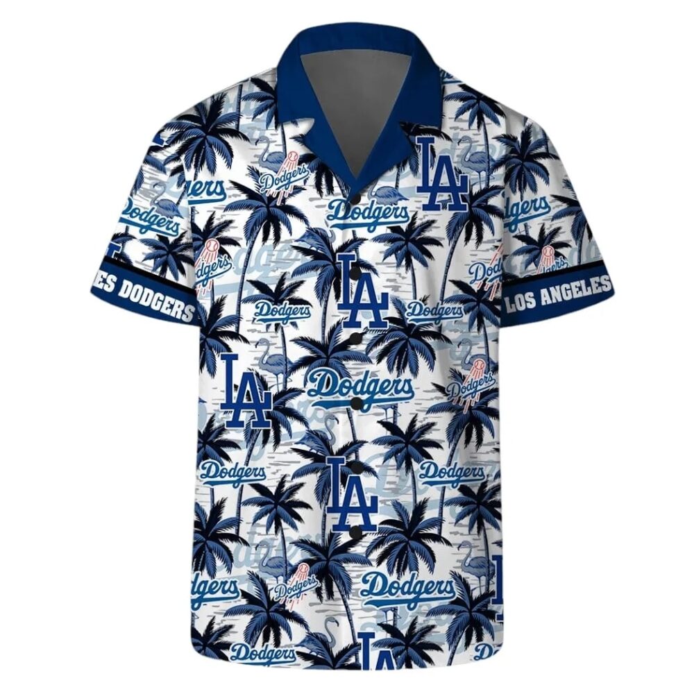 Los Angeles Dodgers Major League Baseball Palms Hawaiian Shirt MLB Aloha Shirt Gift For Fans 3