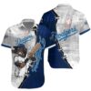 Los Angeles Dodgers Mascot Bat Swing Hawaiian Shirt MLB Aloha Shirt Gift For Fans 1