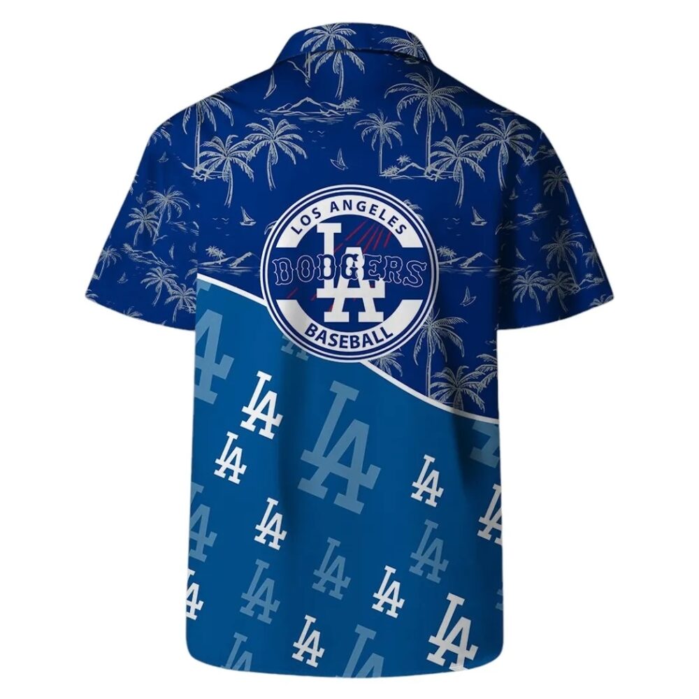 Los Angeles Dodgers Palm Paradise Hawaiian Shirt MLB Aloha Shirt Gift For Fans 4