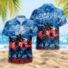 Los Angeles Dodgers Sunset Palm Hawaiian Shirt MLB Aloha Shirt Gift For Fans 1