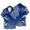 Los Angeles Dodgers Tribal Americana Hawaiian Shirt MLB Aloha Shirt Gift For Fans 1