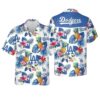 Los Angeles Dodgers Tropical Pineapple Paradise Hawaiian Shirt MLB Aloha Shirt Gift For Fans 1