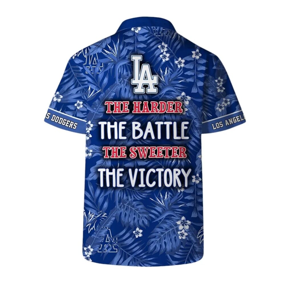 Los Angeles Dodgers Victory Palm Hawaiian Shirt MLB Aloha Shirt Gift For Fans 3