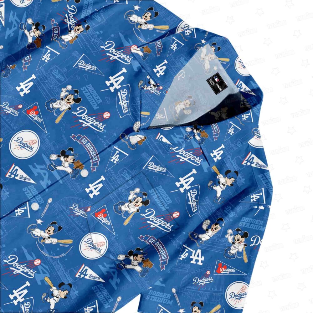 Los Angeles Dodgers X Mickey Hawaiian Shirt MLB Aloha Shirt Gift For Fans 2