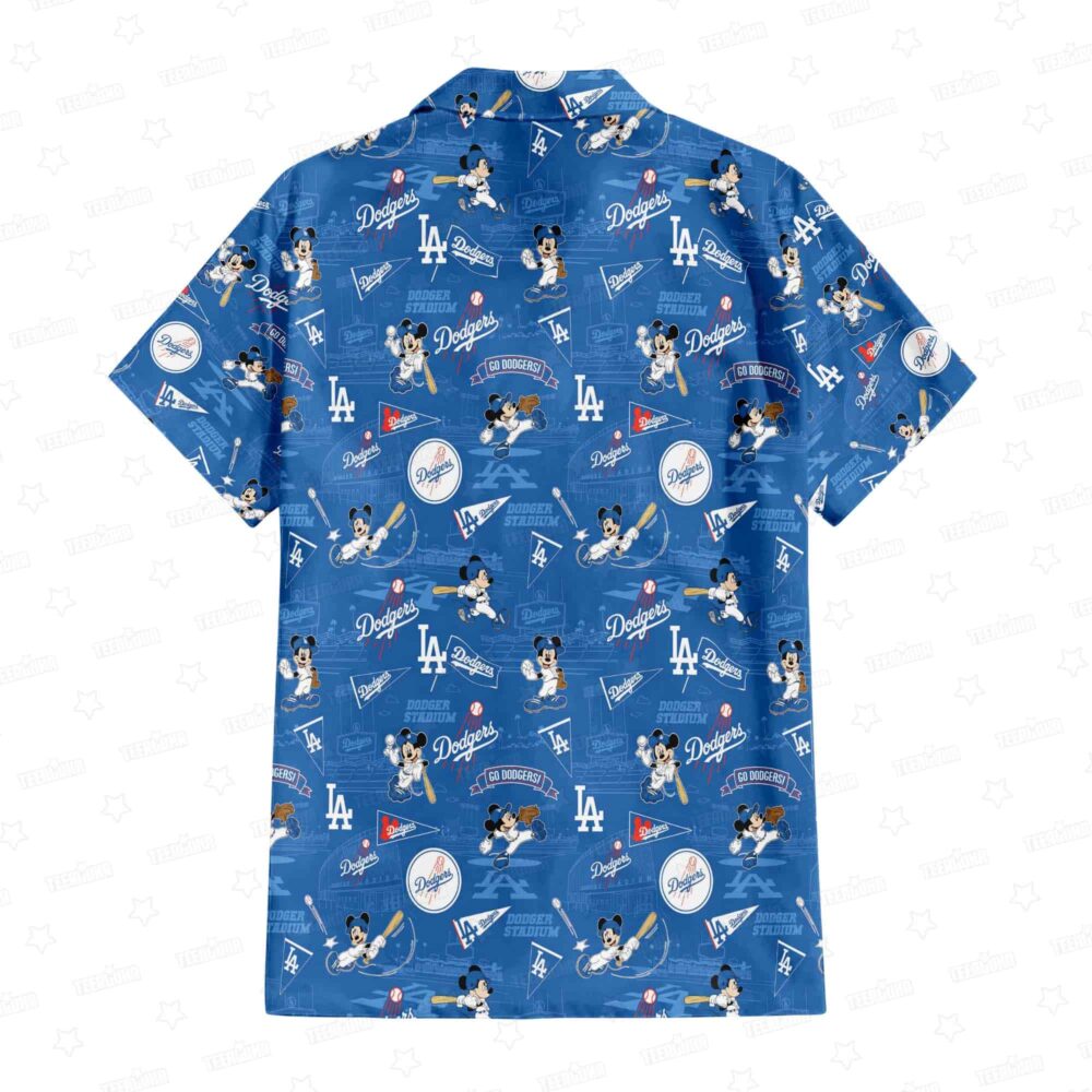 Los Angeles Dodgers X Mickey Hawaiian Shirt MLB Aloha Shirt Gift For Fans 3