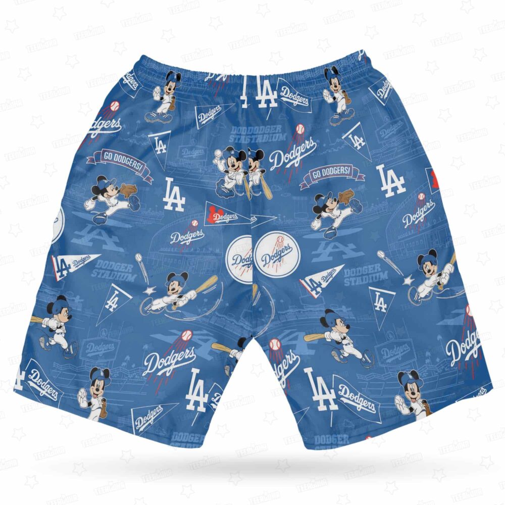 Los Angeles Dodgers X Mickey Hawaiian Shirt MLB Aloha Shirt Gift For Fans 5