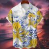 Los Angeles Rams Great Wave Hawaiian Shirt Personalized Name And Number NFL Gift For Fans 1