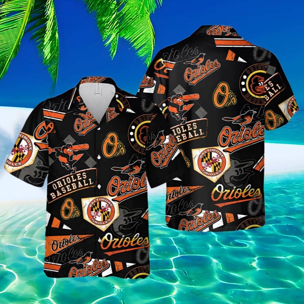 Mens Baltimore Orioles Hawaiian Shirt MLB Aloha Shirt Gift For Fans 2