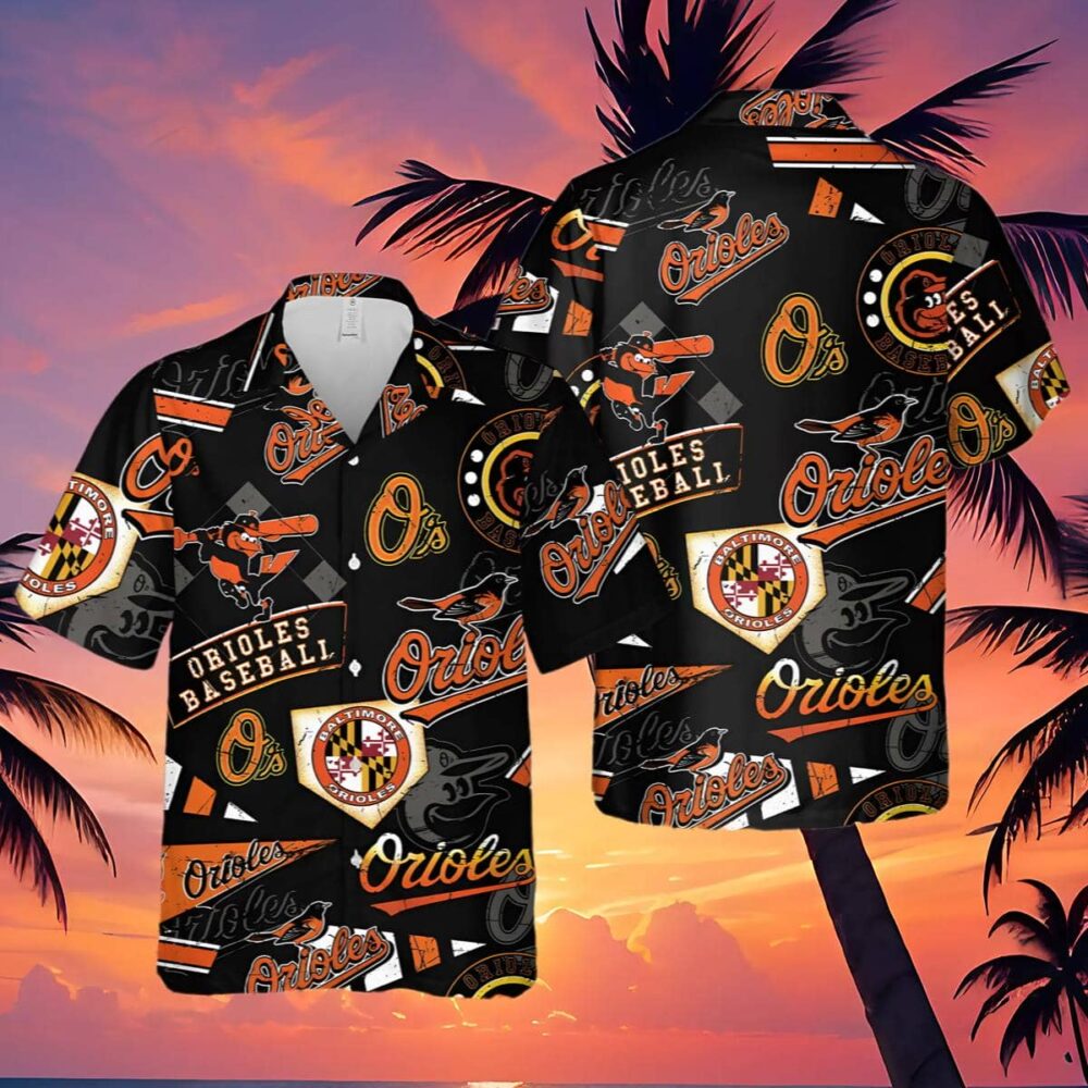 Mens Baltimore Orioles Hawaiian Shirt MLB Aloha Shirt Gift For Fans 4