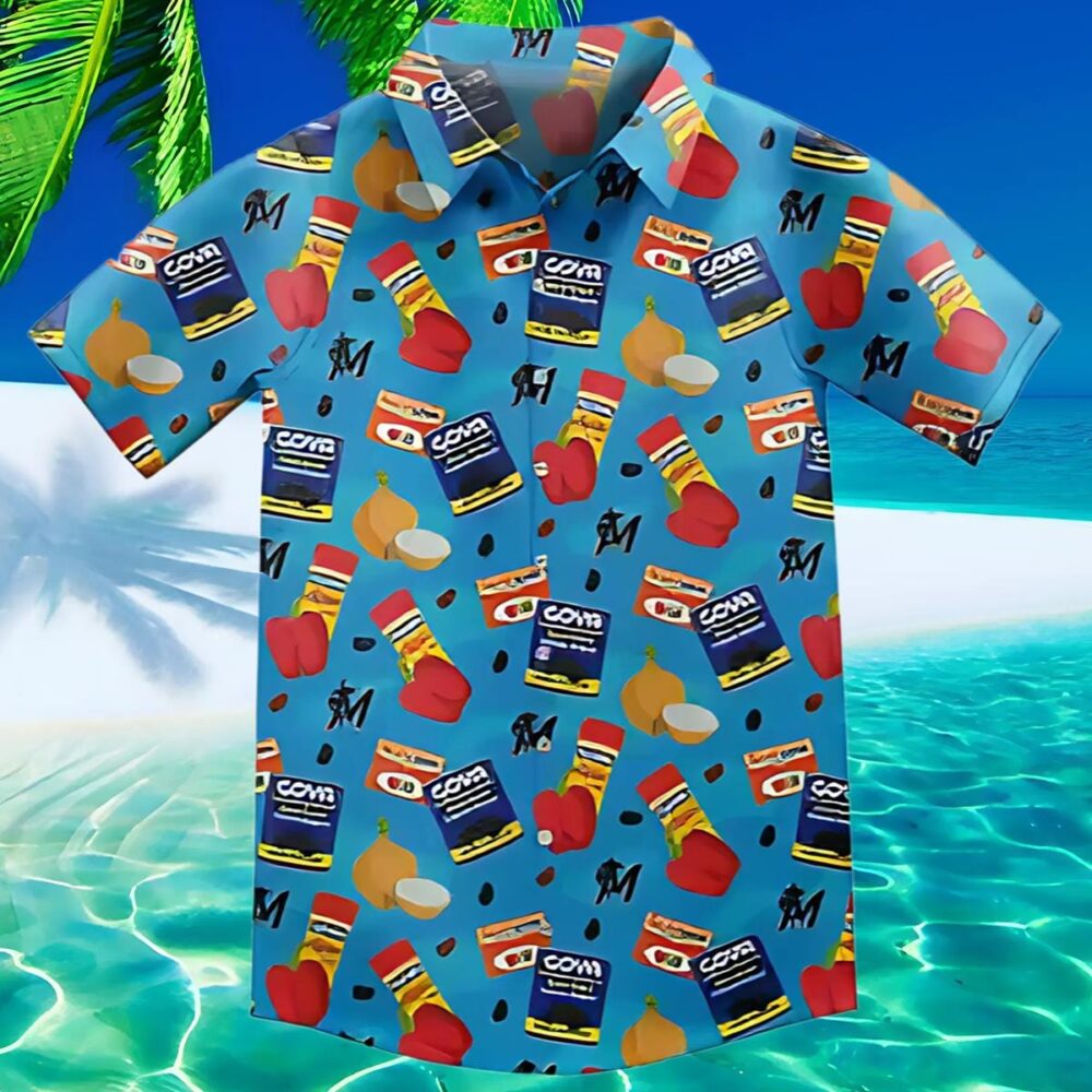 Miami Marlins Hawaiian Shirt Giveaway MLB Aloha Shirt Gift For Fans 2025 MLB Aloha Shirt Gift For Fans 2