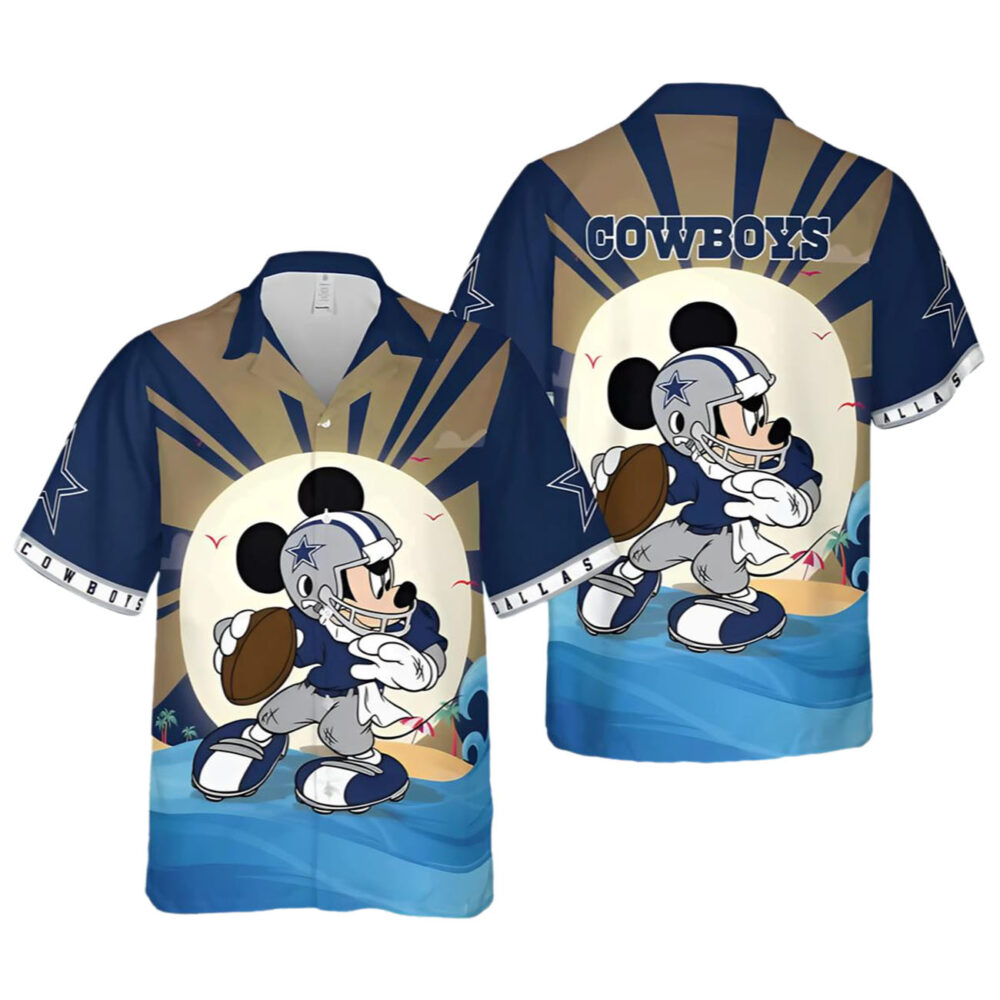 Mickey Dallas Cowboys Hawaiian Shirt NFL Gifts For Fans 1