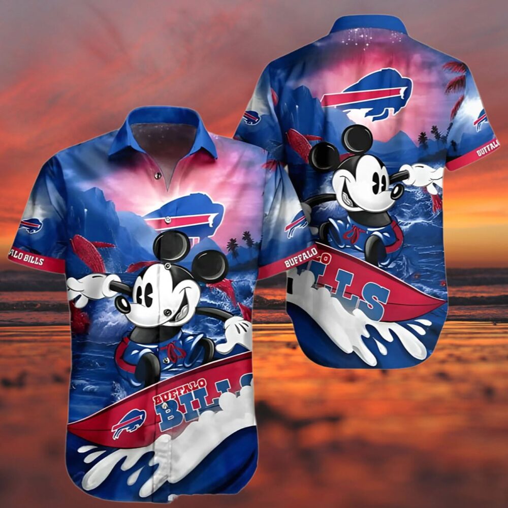 Mickey Mouse And Buffalo Bills Hawaiian Shirt NFL Gifts For Fans 3