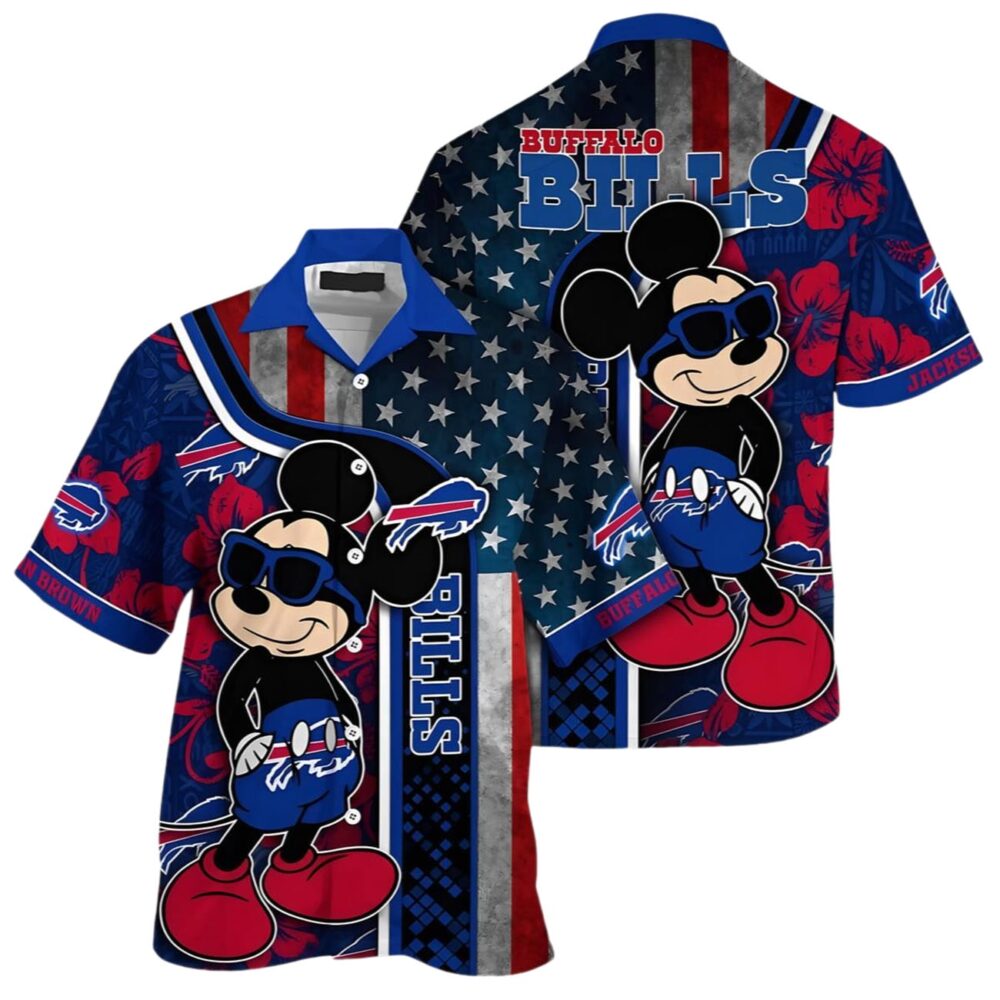 Mickey Mouse Buffalo Bills Hawaiian Shirt Custom NFL Gifts For Fans 1