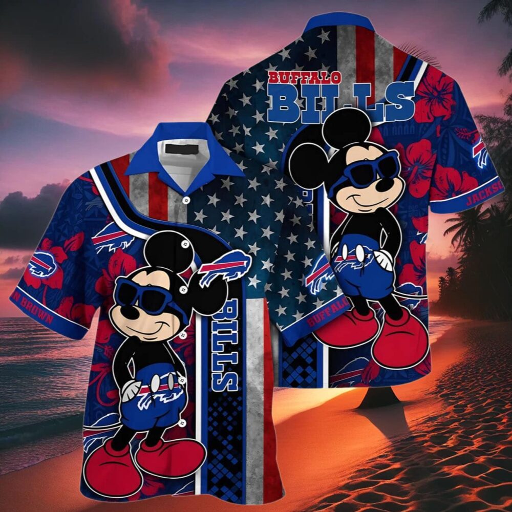 Mickey Mouse Buffalo Bills Hawaiian Shirt Custom NFL Gifts For Fans 2