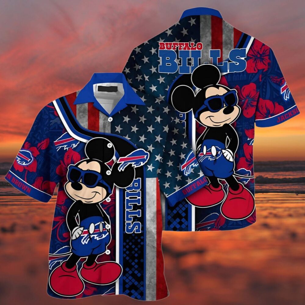 Mickey Mouse Buffalo Bills Hawaiian Shirt Custom NFL Gifts For Fans 3