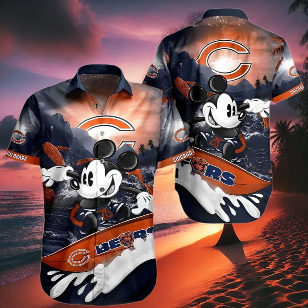 Mickey Mouse Chicago Bears Hawaiian Shirt NFL Gifts For Fans 2