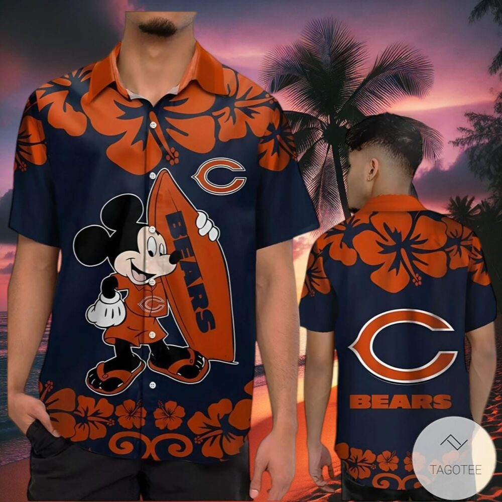 Mickey Mouse Chicago Bears Shirt Mens NFL Gifts For Fans 2