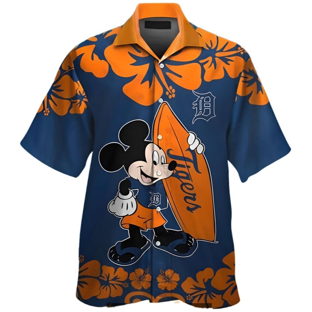 Mickey Mouse Disney Detroit Tigers Hawaii Shirt MLB Aloha Shirt Gift For Fans 1