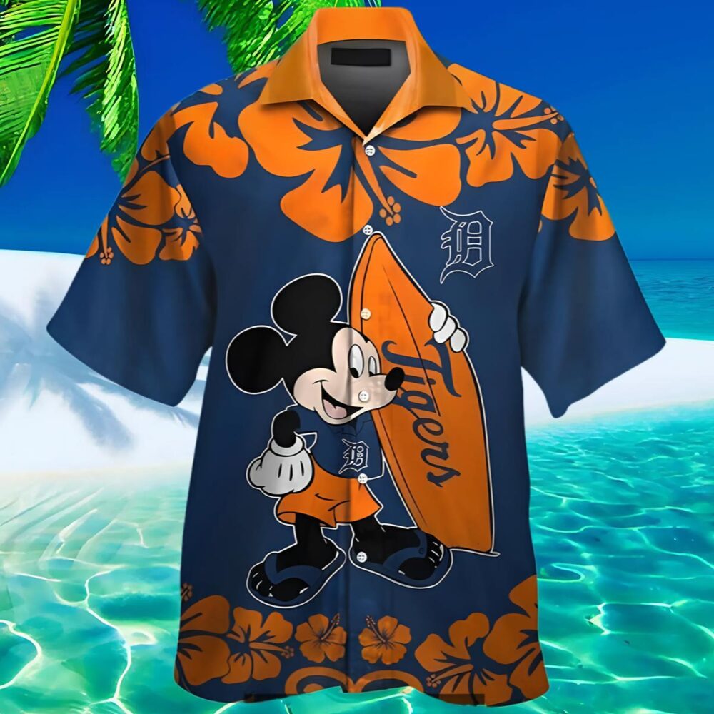 Mickey Mouse Disney Detroit Tigers Hawaii Shirt MLB Aloha Shirt Gift For Fans 2