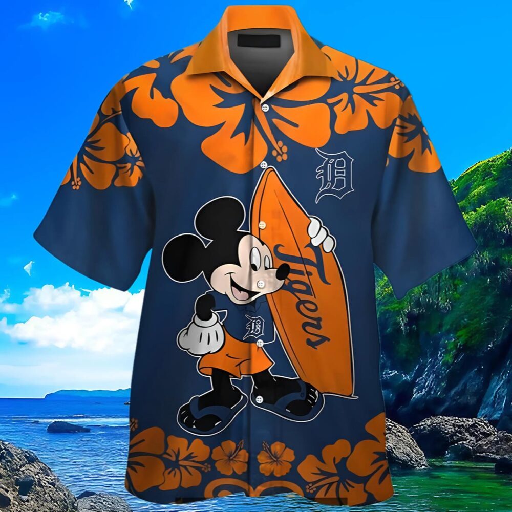 Mickey Mouse Disney Detroit Tigers Hawaii Shirt MLB Aloha Shirt Gift For Fans 3