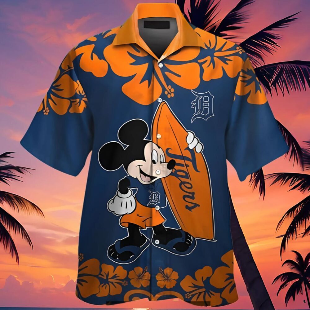 Mickey Mouse Disney Detroit Tigers Hawaii Shirt MLB Aloha Shirt Gift For Fans 4