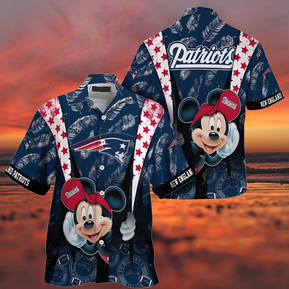 Mickey Mouse New England Patriots Hawaiian Shirt NFL Gifts For Fans 3