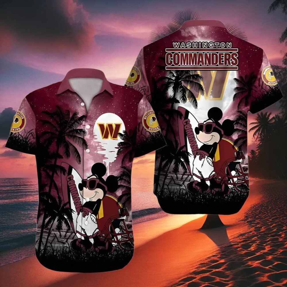 Mickey Washington Commanders Hawaiian Shirt NFL Gifts For Fans 2