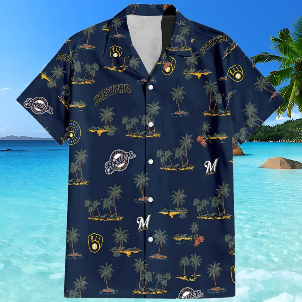 Milwaukee Brewers Island Paradise Hawaiian Shirt MLB Aloha Shirt Gift For Fans 2