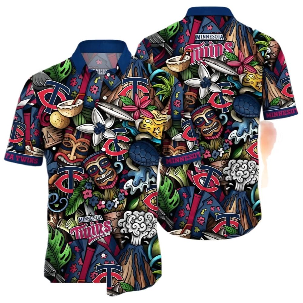 Minnesota Twins Hawaiian Shirt Best Twins Hawaiian Shirt MLB Aloha Shirt Gift For Fans 1