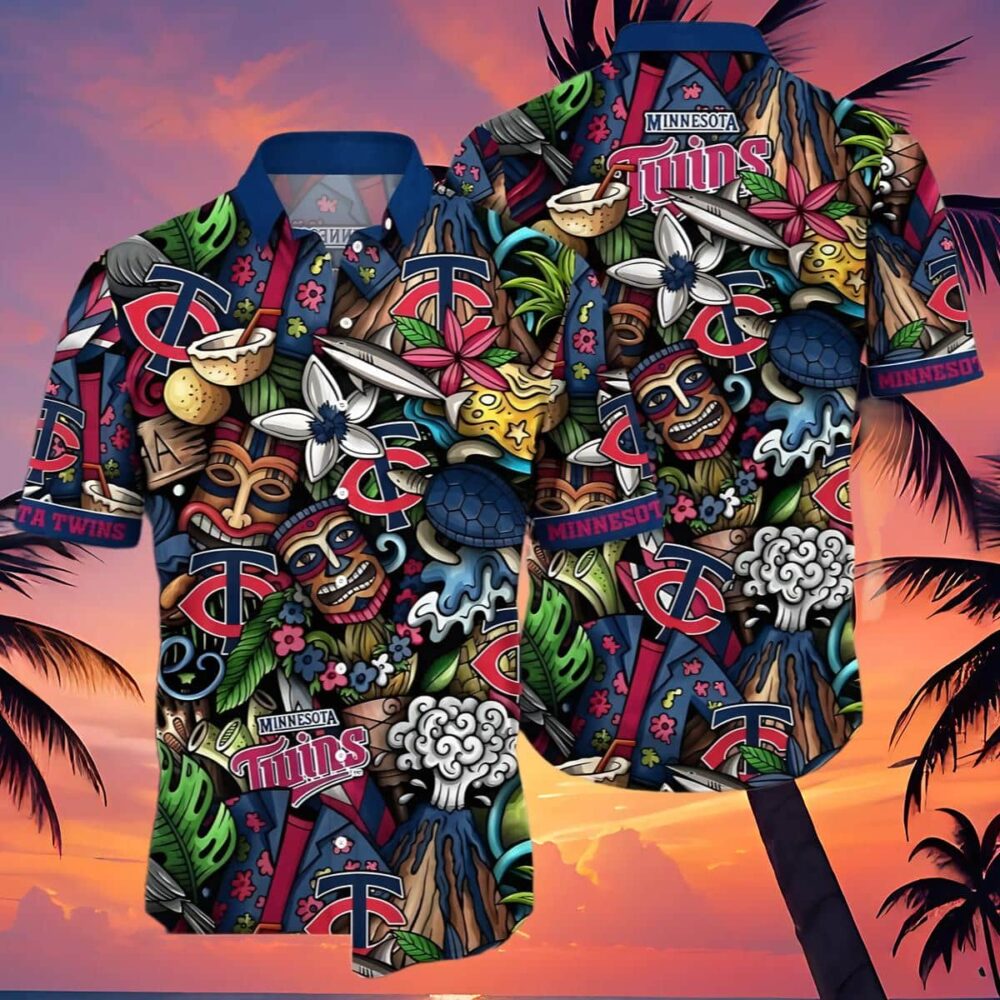 Minnesota Twins Hawaiian Shirt Best Twins Hawaiian Shirt MLB Aloha Shirt Gift For Fans 4