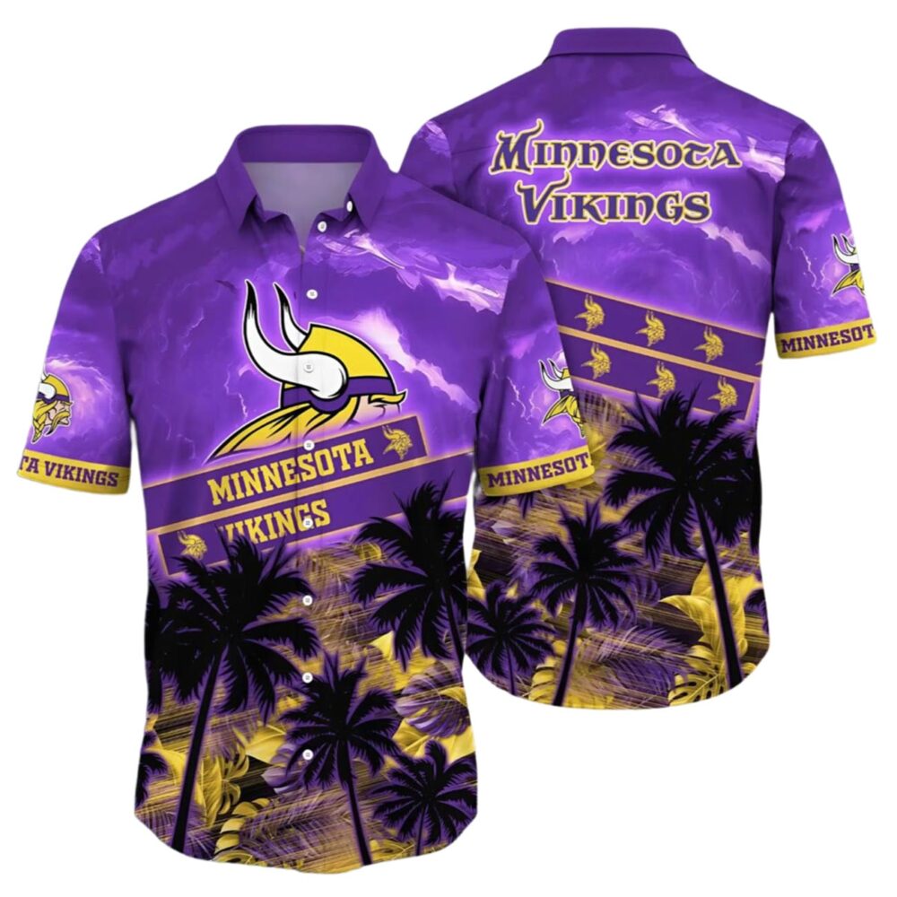 Minnesota Vikings Hawaiian Shirts Hikingtime Aloha Shirt NFL Gifts For Fans 1