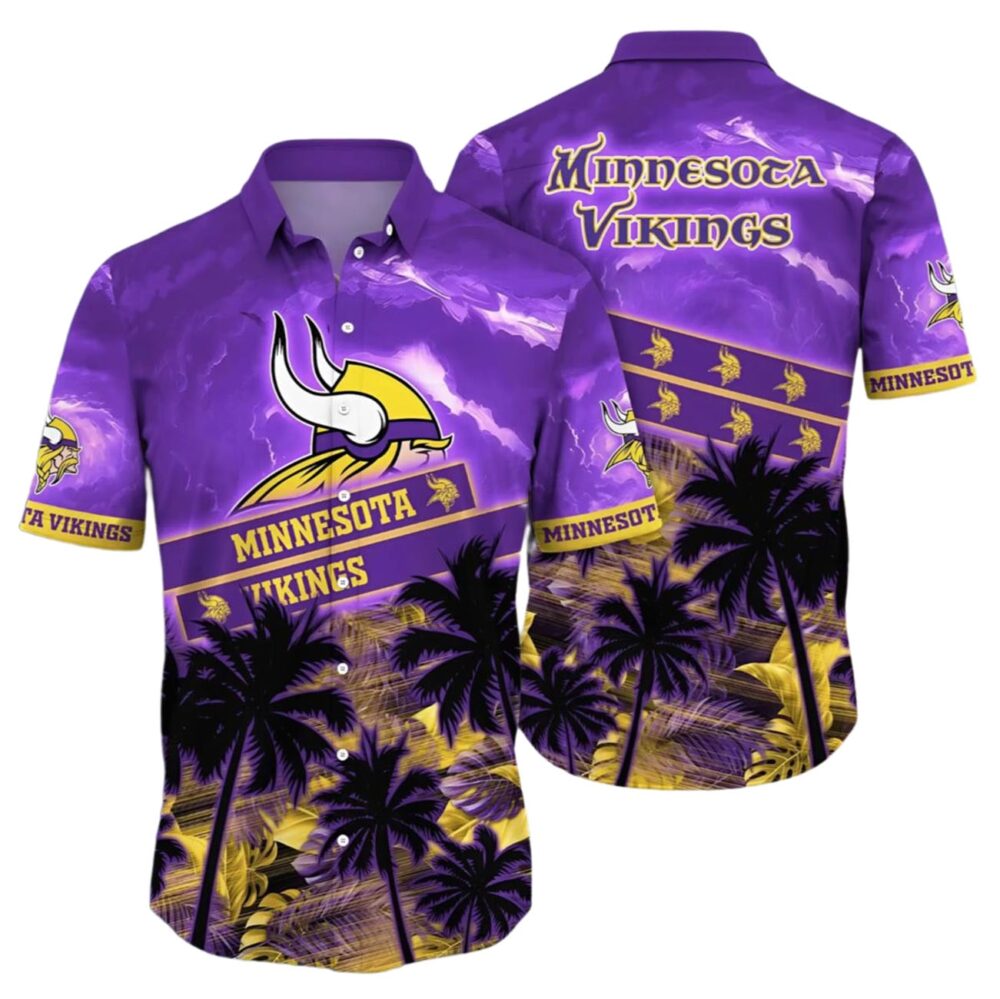 Minnesota Vikings Hawaiian Shirts Hikingtime Aloha Shirt NFL Gifts For Fans 1