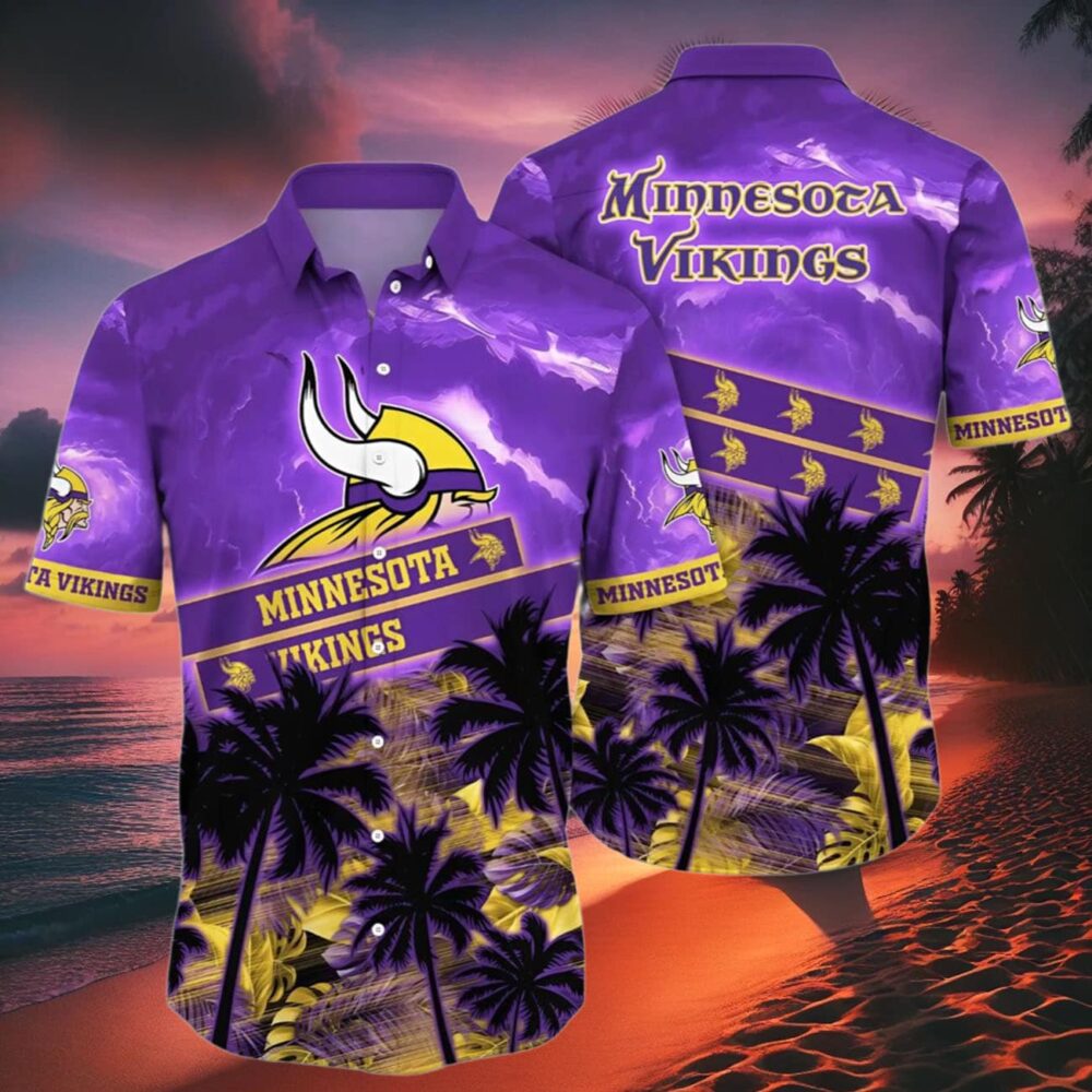 Minnesota Vikings Hawaiian Shirts Hikingtime Aloha Shirt NFL Gifts For Fans 2