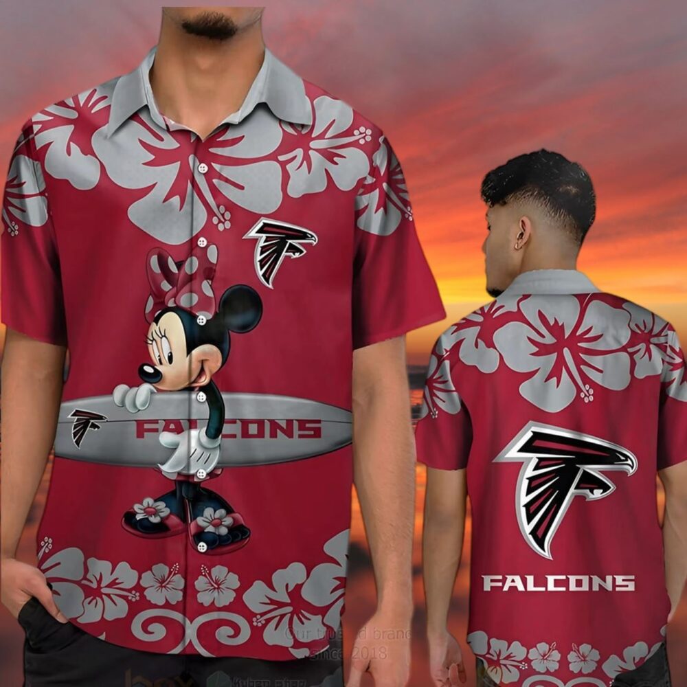 Minnie Mouse Atlanta Falcons Hawaiian Shirt NFL Gifts For Fans 3