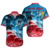 Mlb Miami Marlins Hawaiian Shirt Customizable Name MLB Aloha Shirt Gift For Fans 1