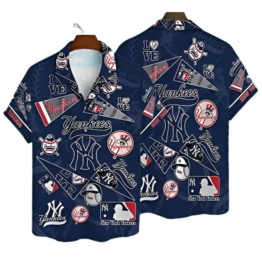 Mlb New York Yankees Hawaiian Shirt MLB Aloha Shirt Gift For Fans 1