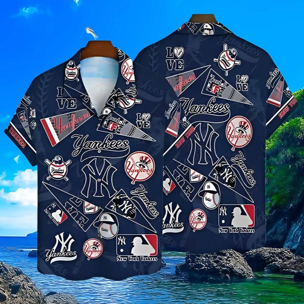 Mlb New York Yankees Hawaiian Shirt MLB Aloha Shirt Gift For Fans 3