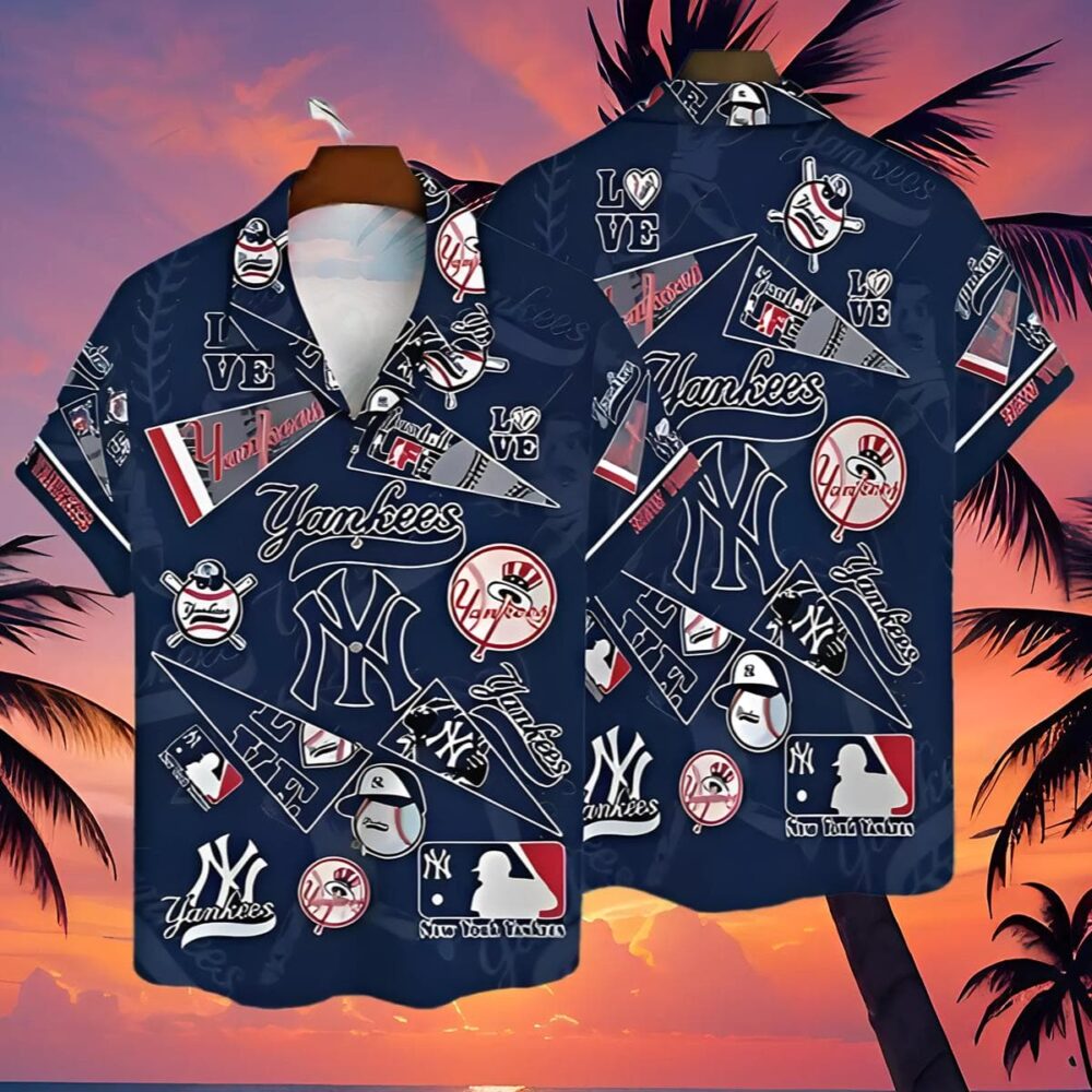 Mlb New York Yankees Hawaiian Shirt MLB Aloha Shirt Gift For Fans 4