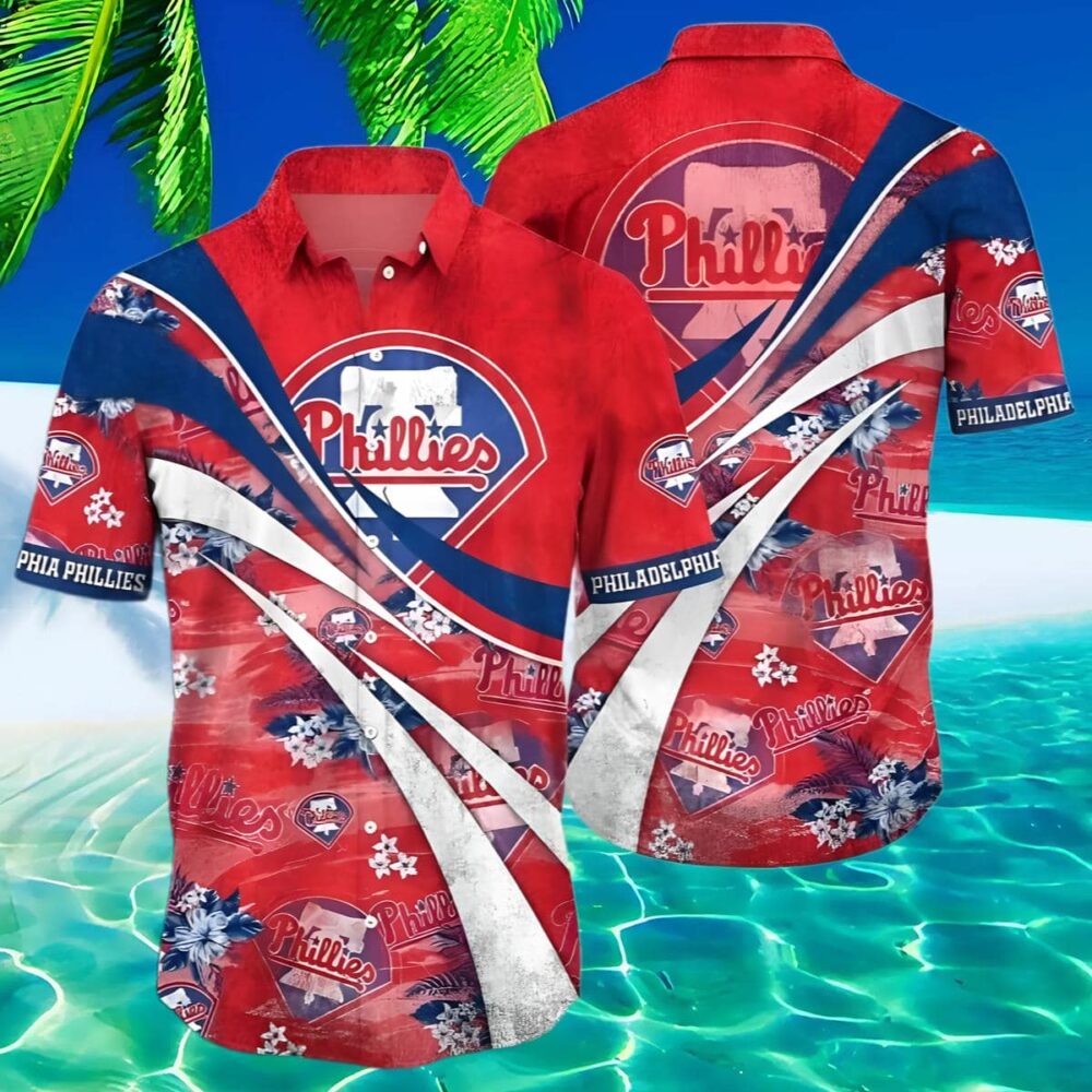 Mlb Philadelphia Phillies Baseball Vintage Red Hawaiian Shirt MLB Aloha Shirt Gift For Fans 2