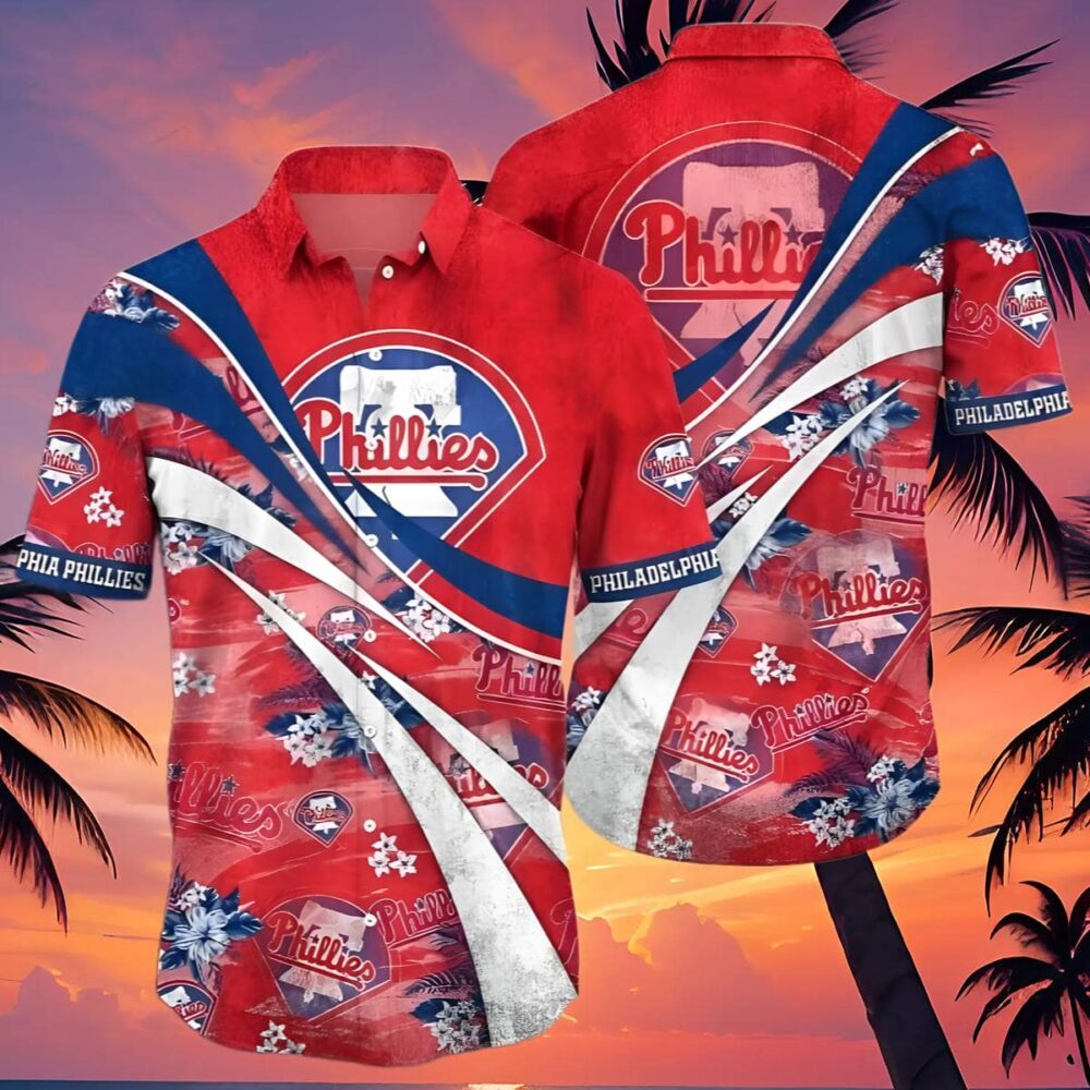 Mlb Philadelphia Phillies Baseball Vintage Red Hawaiian Shirt MLB Aloha Shirt Gift For Fans 4