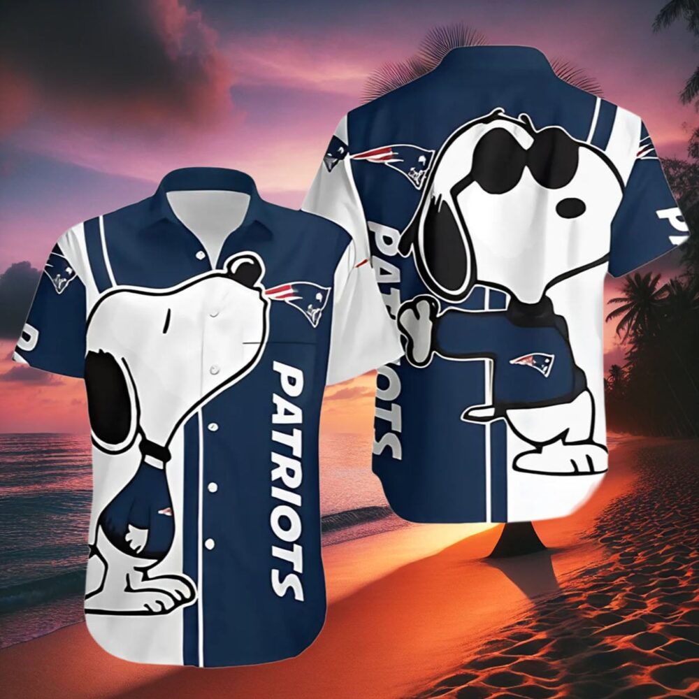 New England Patriots Snoopy Hawaiian Shirt NFL Gifts For Fans 2