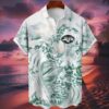 New York Jets Great Wave Hawaiian Shirt Personalized Name And Number NFL Gift For Fans 1