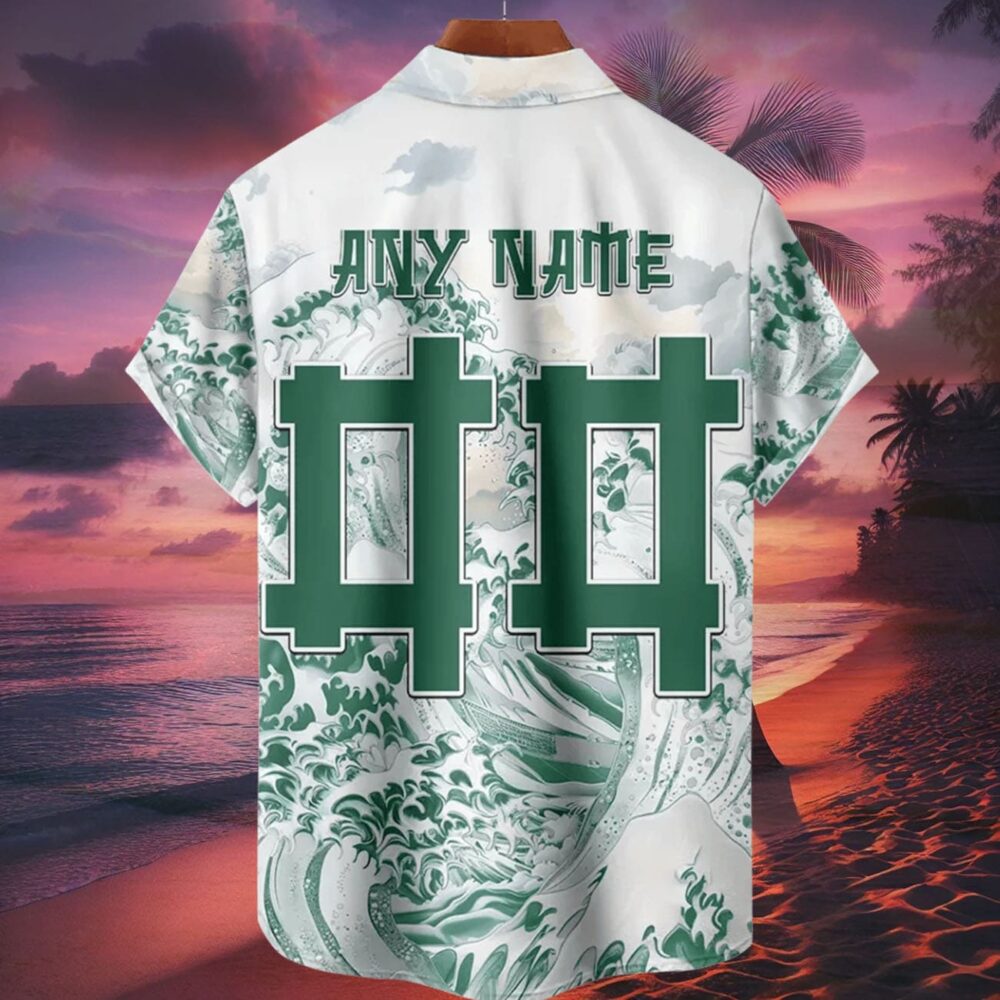 New York Jets Great Wave Hawaiian Shirt Personalized Name And Number NFL Gift For Fans 2