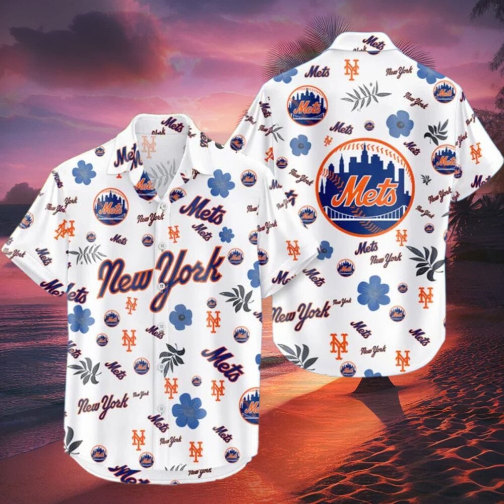 New York Mets Hawaiian Shirt Tropical Beach MLB Gifts For Fans